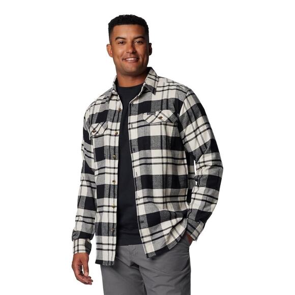 Columbia Flare Gun Stretch Flannel Mens 2XT Plaid Gorp Outdoor - Picture 1 of 5
